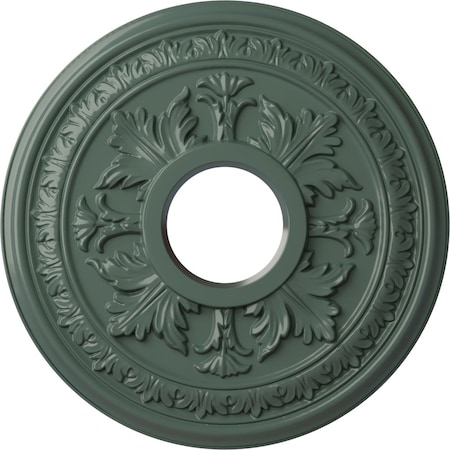Ekena Millwork Baltimore Ceiling Medallion (Canopies up to 5 1/2"), 15 3/8"OD x 4 1/4"ID x 1 1/2"P, Cloud Burst CM15BACBF